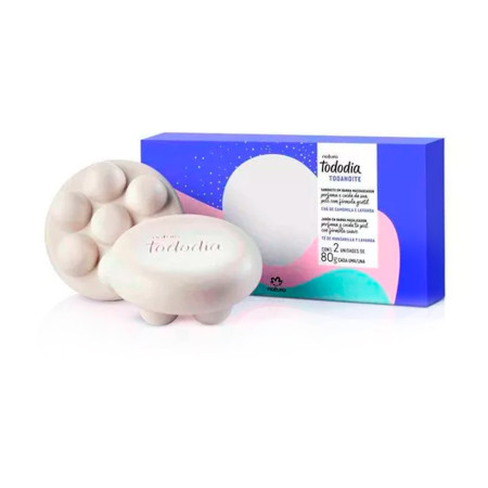 Jabon en Barra Masajeador te de Manzanilla y Lavanda Tododia 2 Unid...