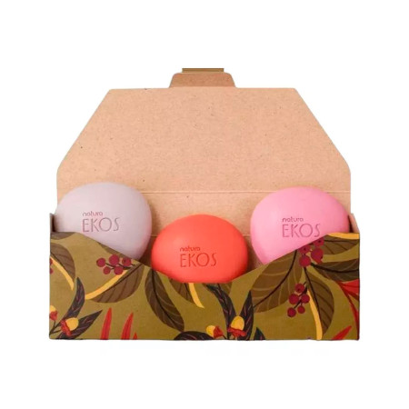 Jabón en Barra Cremoso para el Cuerpo Surtido x3 Unidades Ekos Natu...