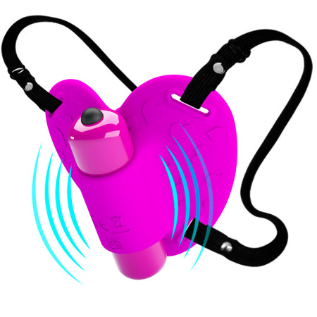 Vibrador Estimulador Heartbeat con Arnés Pretty Love  | Ts Mayorist...