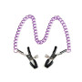Pinzas para Pezones con Cadena Violeta  | Ts Mayorista | Sex Shop M...