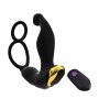 Vibrador Prostático y Doble Anillo Penenano con Control Remoto y US...