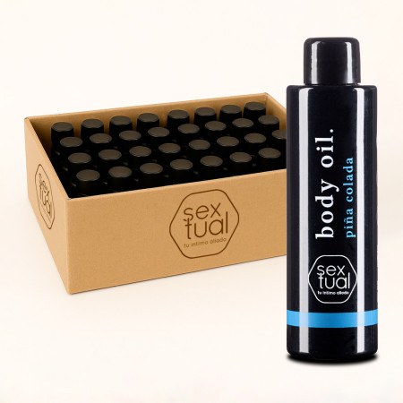 Aceite Para Masajes Piña Colada Body Oil 60ml x 32 Unidades Sextual...